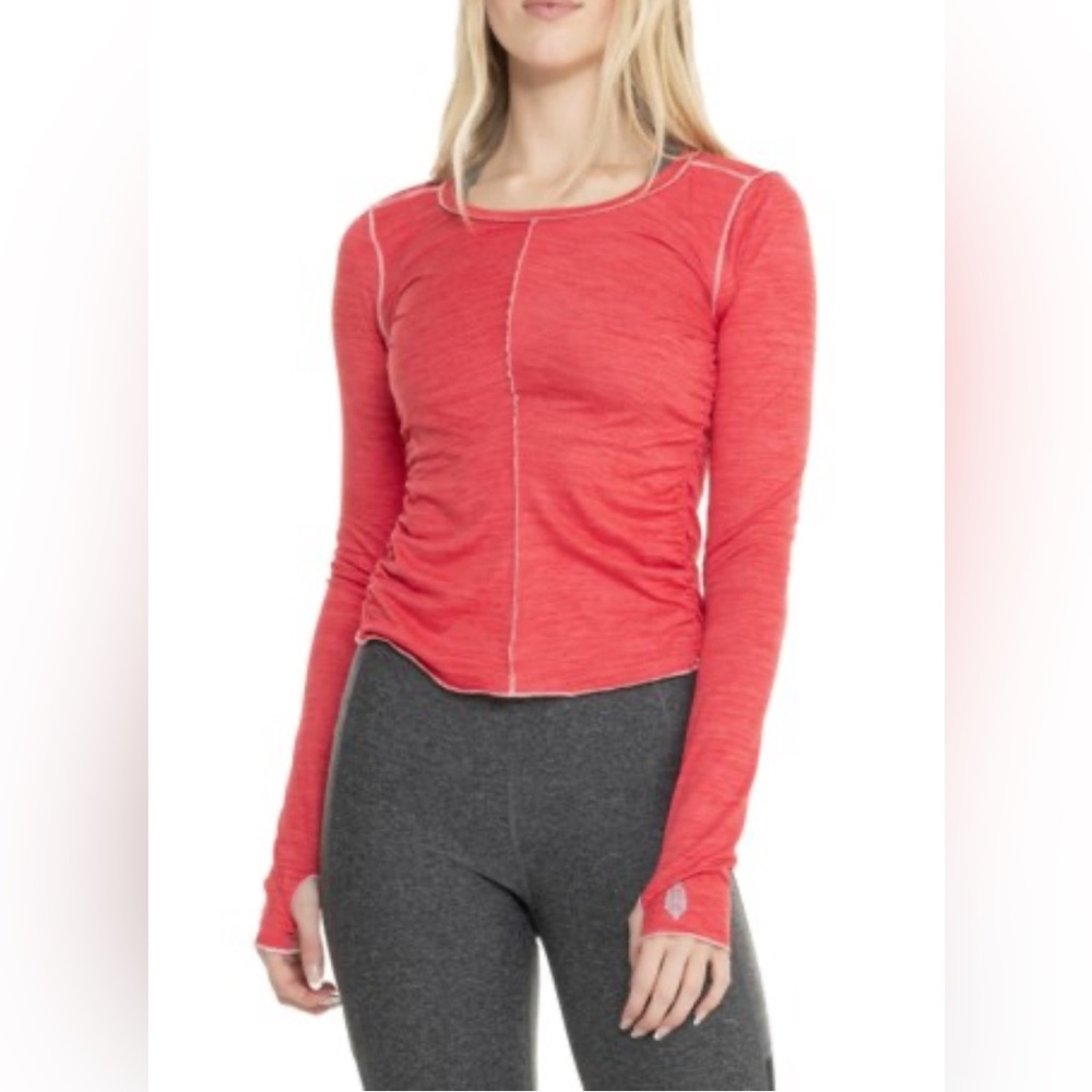 Free People Right On Run Long Sleeve Tee NWT XS